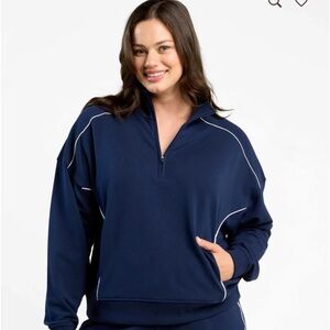 NUUDS BRAND NEW CloudTech Quarter Zip Sz XL